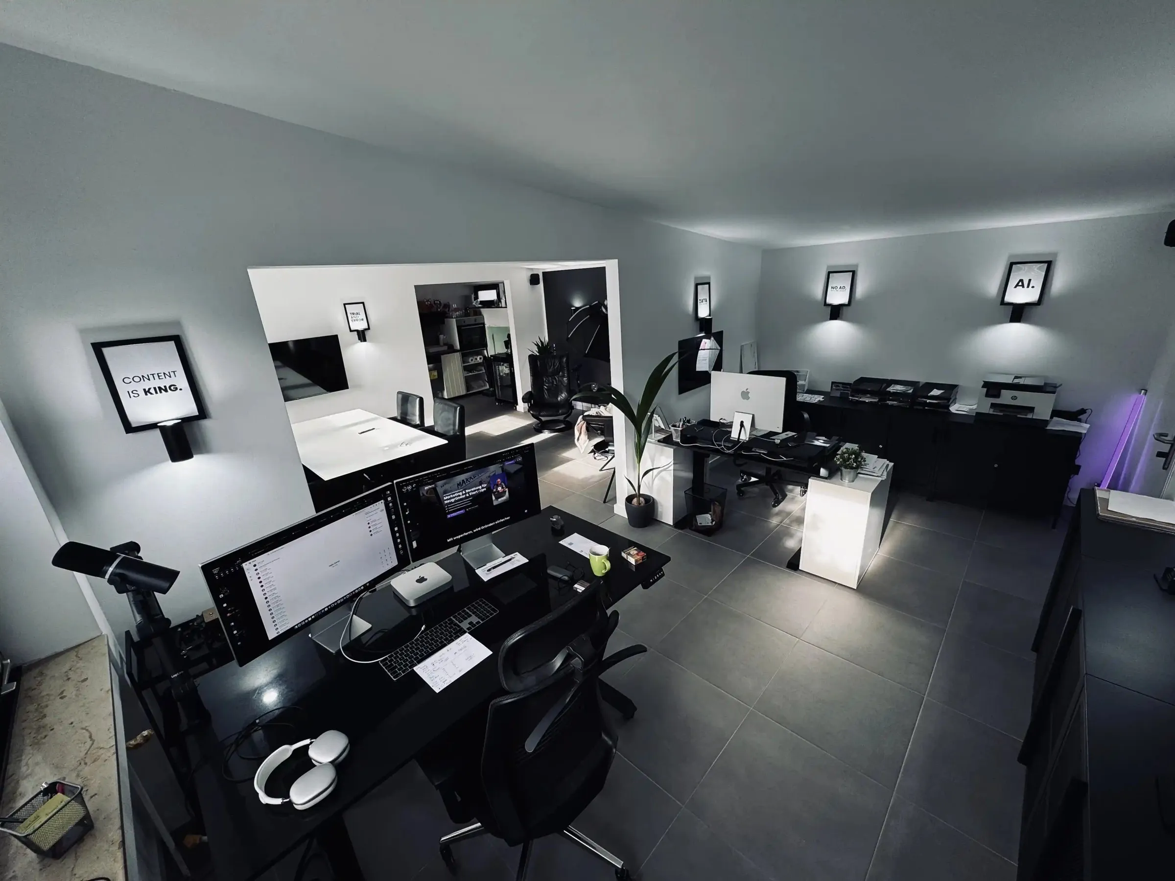 Arbeitsplätze im effektbar®-Büro in Heinsberg